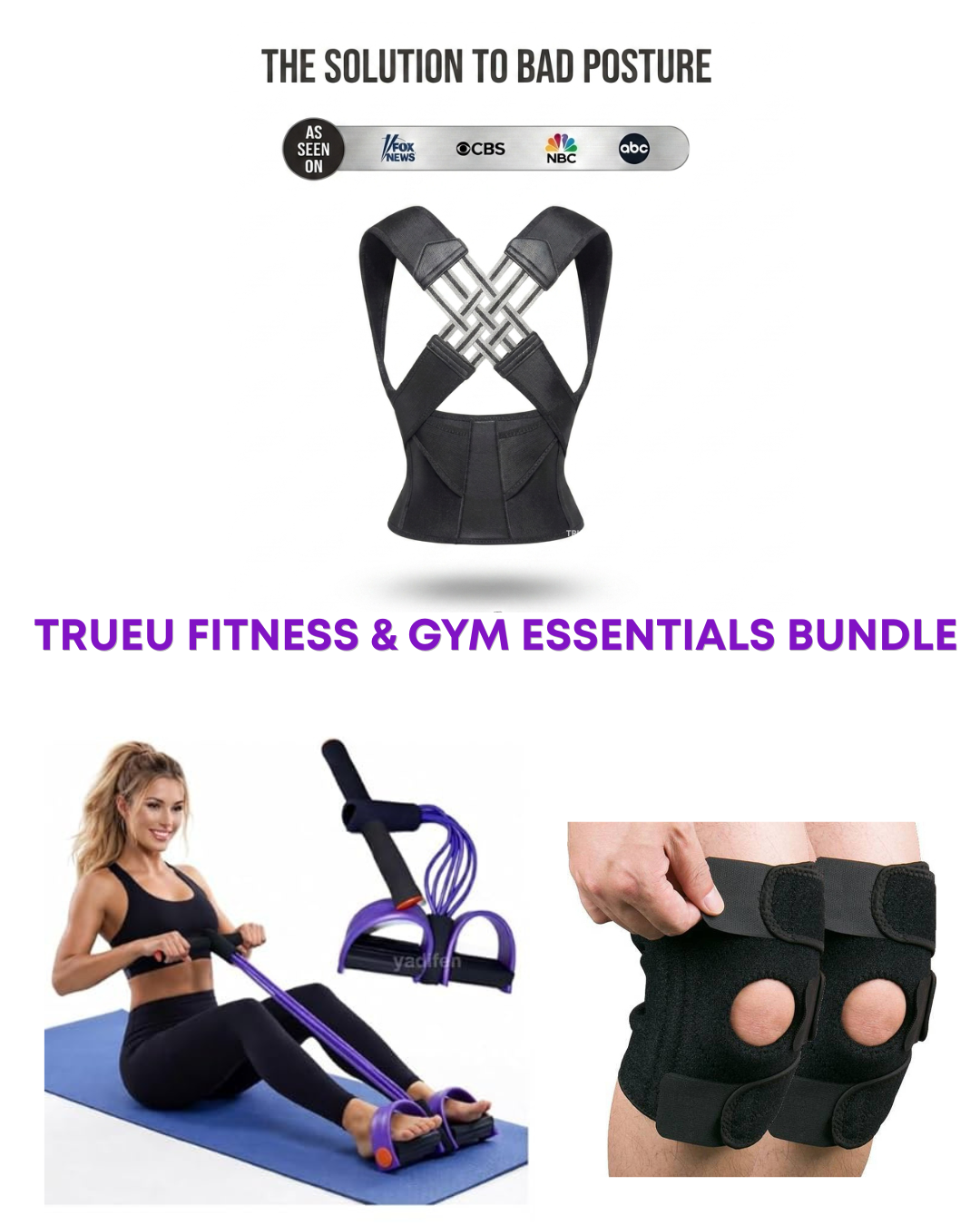 TRUEFIT™ YOGA PEDAL PULLER ( Fitness Resistance Band)