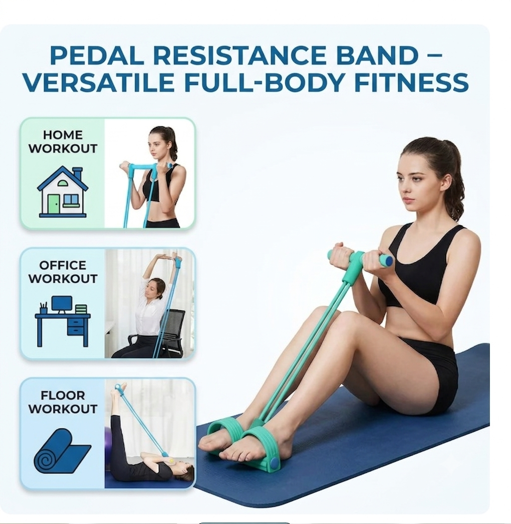 TRUEFIT™ YOGA PEDAL PULLER ( Fitness Resistance Band)