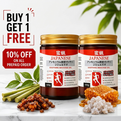 Kiyo Herbal Pain Relief Balm 100g (Buy 1 Get 1 Free) | Fast Absorbing Muscle & Joint Pain Relief Gel