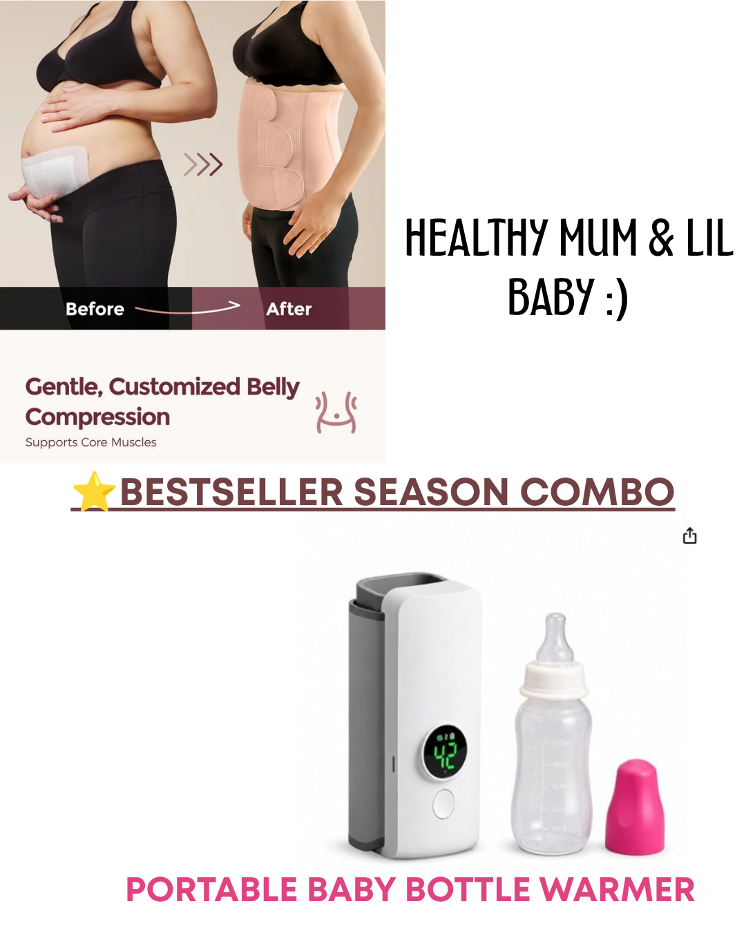 TrueU™ POST PARTUM BELLY WRAP