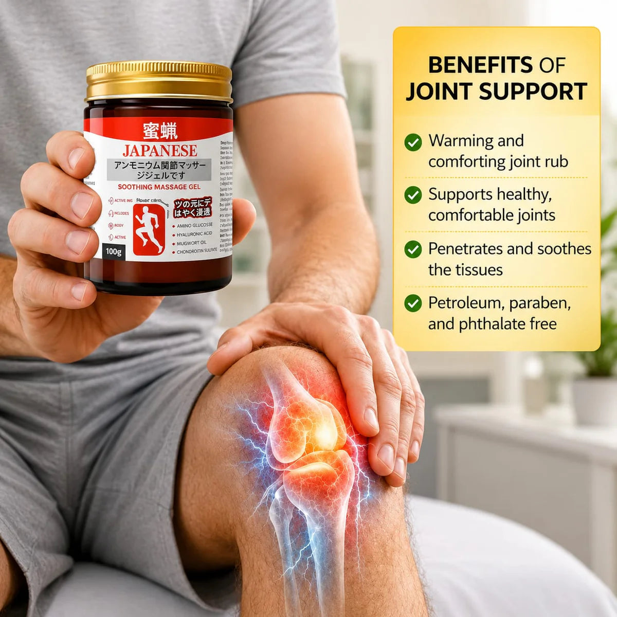 Kiyo Herbal Pain Relief Balm 100g (Buy 1 Get 1 Free) | Fast Absorbing Muscle & Joint Pain Relief Gel