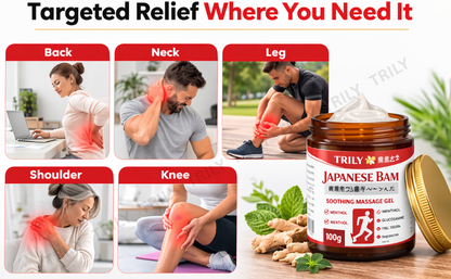 Kiyo Herbal Pain Relief Balm 100g (Buy 1 Get 1 Free) | Fast Absorbing Muscle & Joint Pain Relief Gel